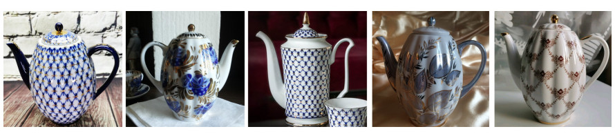 ポット　ロモノーソフ Lomonosov Imperial Porcelain Coffee Pots Factory Direct